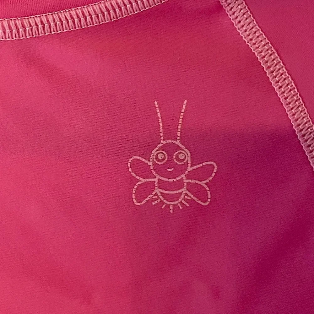 Girls, Toddler, I-Play, Pink, Short-Sleeve, Sun-Protection, Swim Shirt. Size 3T.